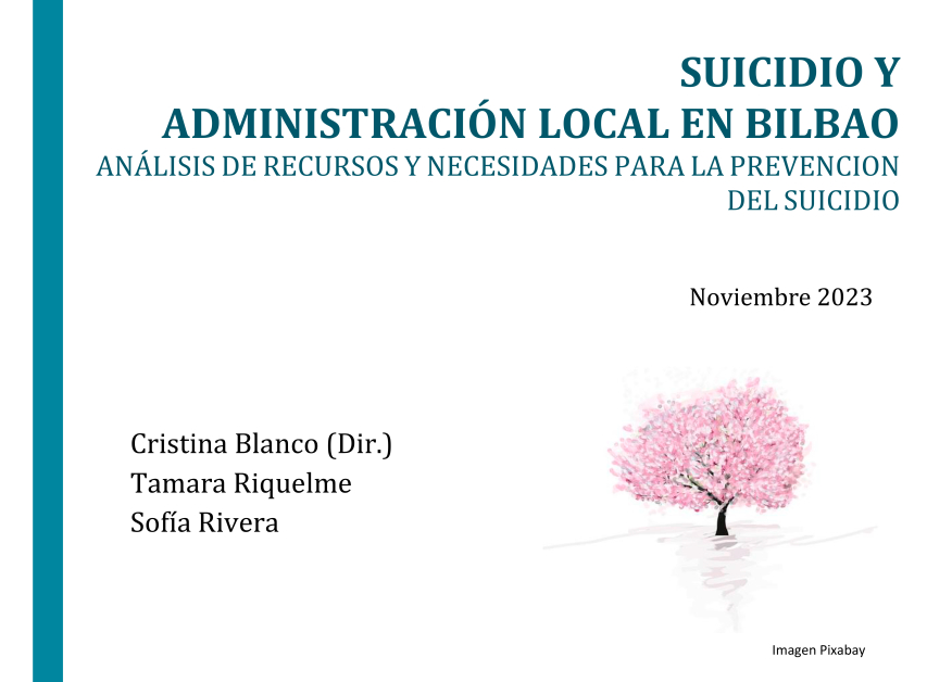 Suicidio y administracion local Bilbao